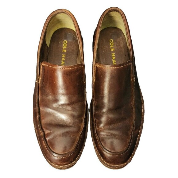 Cole Haan Oswego Venetian C09209 Dark Brown Loafers Men's 9M - Picture 1 of 11